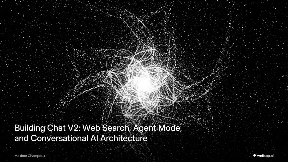 Building Chat V2: Web Search, Agent Mode, and Conversational AI Architecture