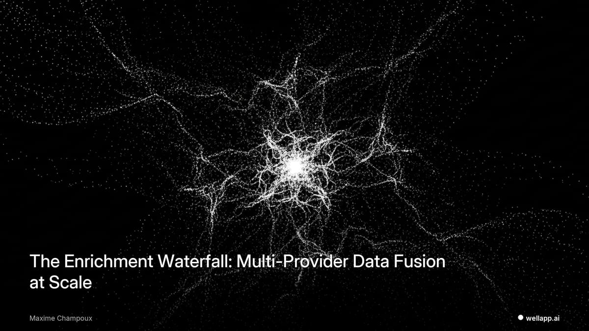 The Enrichment Waterfall: Multi-Provider Data Fusion at Scale
