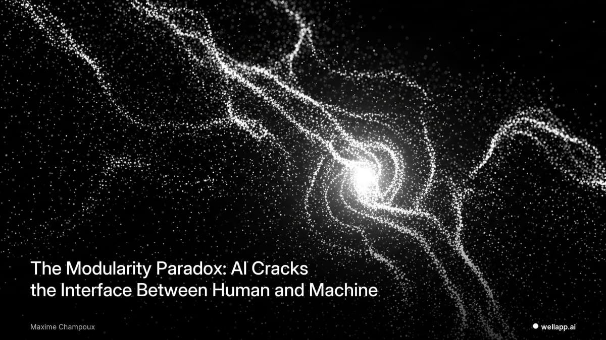 The Modularity Paradox: AI Cracks the Interface Between Human and Machine