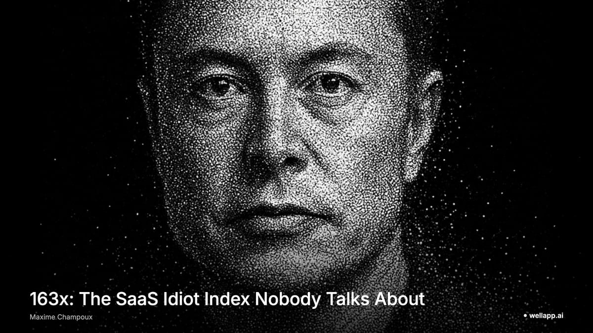 163×: The SaaS Idiot Index in an Age of Abundance