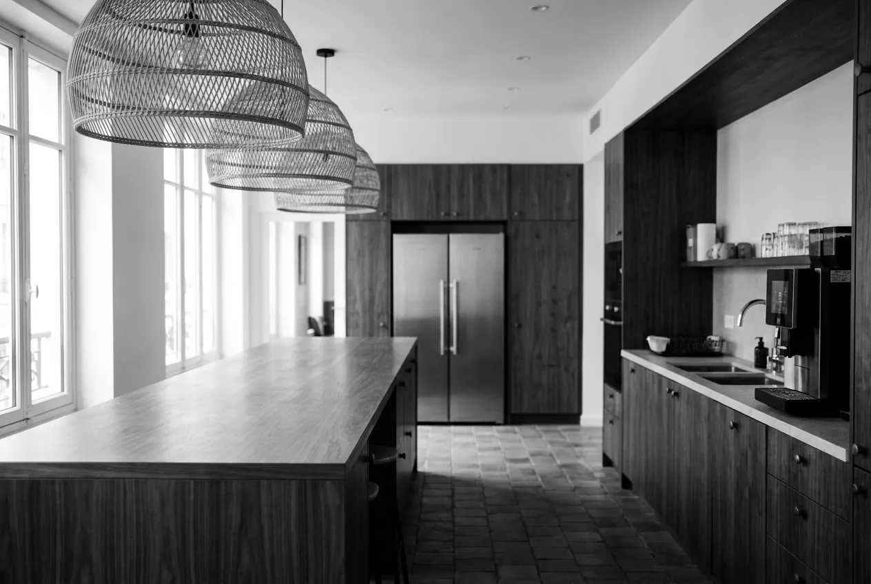 The office kitchen