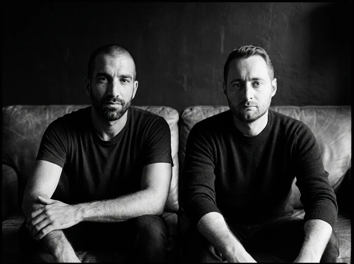 Maxime Champoux and Bastien Blanc, lounge setting
