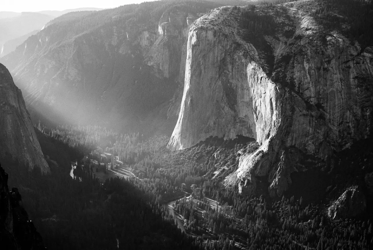 La vallée depuis Tunnel View, Yosemite, Lun 5 oct. 2026