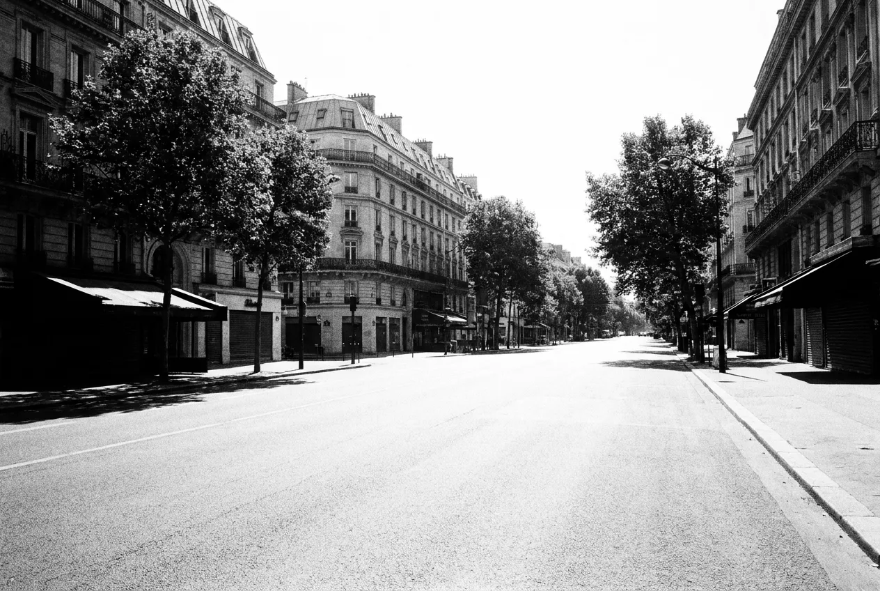 Le boulevard Haussmann sans une voiture, à midi, La nuit du 15 août, Sam 15 août 2026